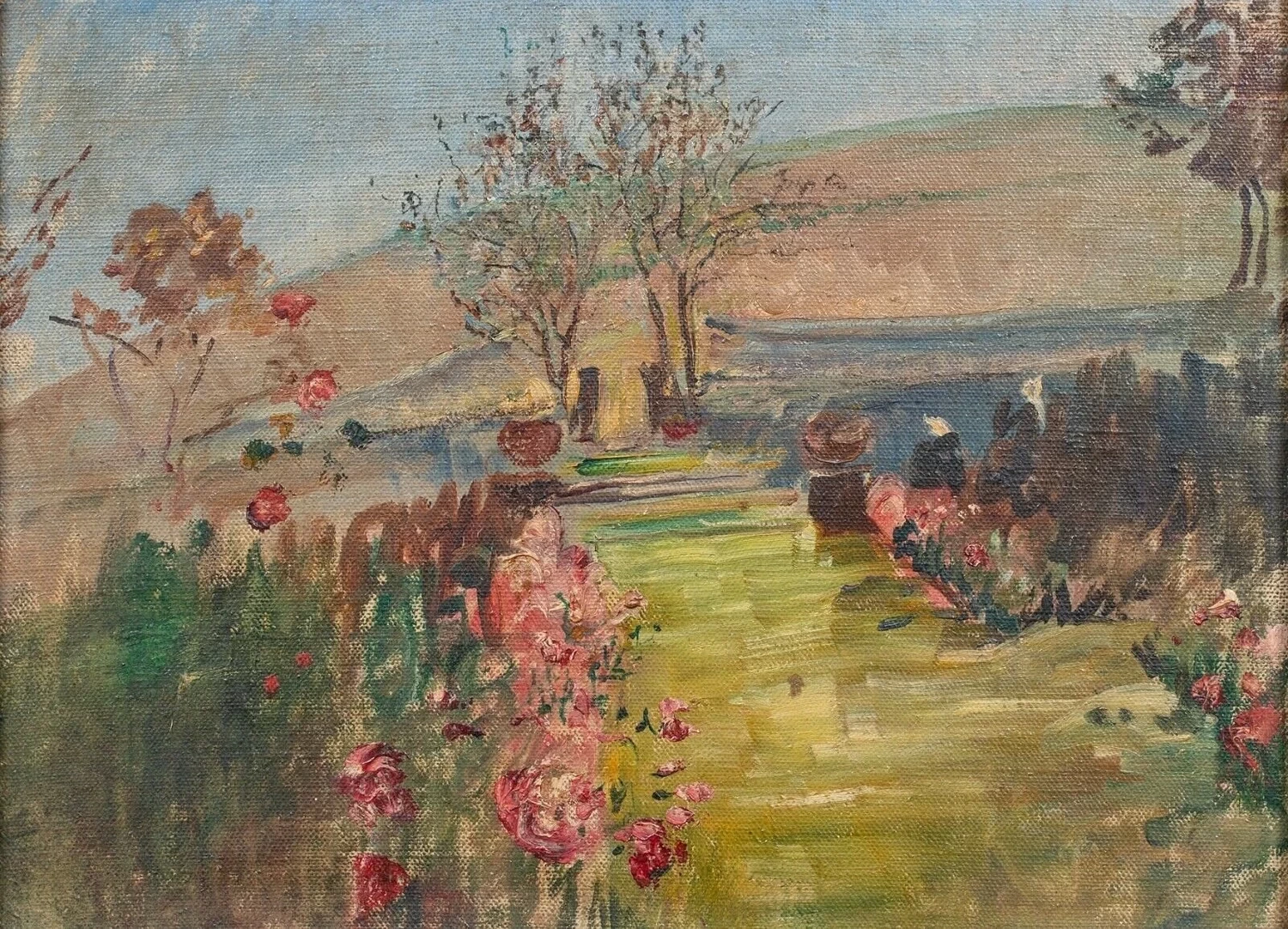 Annie Louise Swynnerton - Paesaggio di inizio primavera